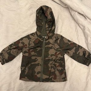 Old Navy Kids Camo Rain Jacket